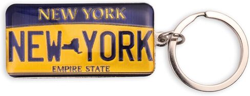 Westmon Works New York Keychain Souvenir Empire Plate Riced Rigy Ring Metal Ring in Kuwait