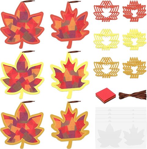 Chiisong 24 Sets Acorn Tissue Sign Craft Kit Fall Craft Bulk Autumn DIY Acorn Craft Kit Fall Harvest DIY Craft Thanksgiving Craft Party Activity Art Project Decorations for Fun Home Actives in Saudi Arabia