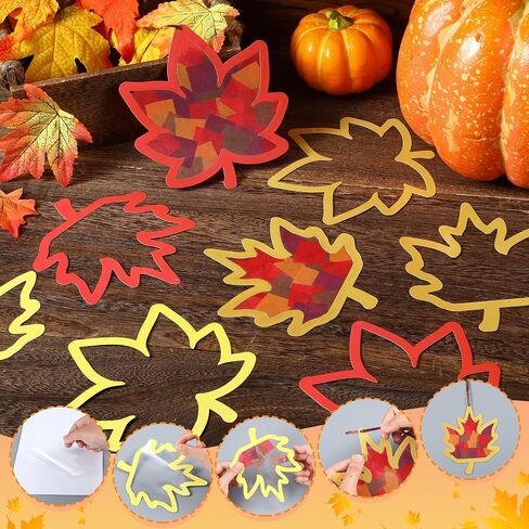 Chiisong 24 Sets Acorn Tissue Sign Craft Kit Fall Craft Bulk Autumn DIY Acorn Craft Kit Fall Harvest DIY Craft Thanksgiving Craft Party Activity Art Project Decorations for Fun Home Actives in Saudi Arabia