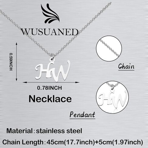 WUSUANED HW Pendant Necklace Naughty Words Jewelry Hotwife Gift Slutty gift Wife Hipster Gift Spicy Lovers Gift in Saudi Arabia