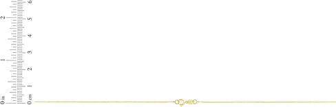 Floreo 14k Yellow Gold or White Gold 0.6mm Single Extendable Solid Box Chain Adjustable Necklace, 16" - 18 Inch in Kuwait