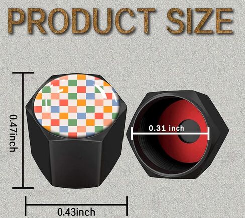 Tire Valve Stem Caps 4 Pack, Car Wheel Stem Caps,Aluminum Air Valve Covers Universal Fit for Cars, SUVs,Trucks, Bikes, and Motorcycles(Pink Glitter) in Kuwait