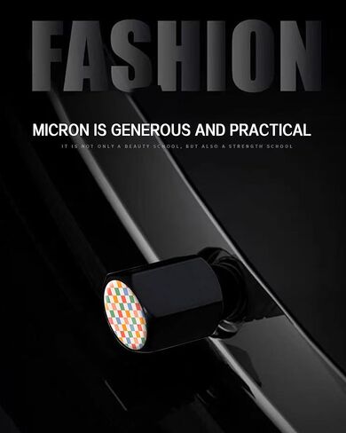 Tire Valve Stem Caps 4 Pack, Car Wheel Stem Caps,Aluminum Air Valve Covers Universal Fit for Cars, SUVs,Trucks, Bikes, and Motorcycles(Pink Glitter) in Kuwait