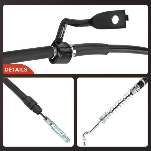 A-Premium Rear Driver Side Parking Brake Cable Assembly Compatible with Ram & Dodge Models: 2500 2011-2013, 3500 2011-2017, Ram 2500 Ram 3500 2003-2007/2009-2010 - Replace# 52121101AA in Saudi Arabia