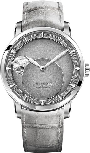 AGELOCER Major Breakthrough 29.51-Days MoonPhase Original Astronomer Men's Mechanical Watch, Luxury Automatic Skeleton Leather Men's Wrist Watches in Kuwait