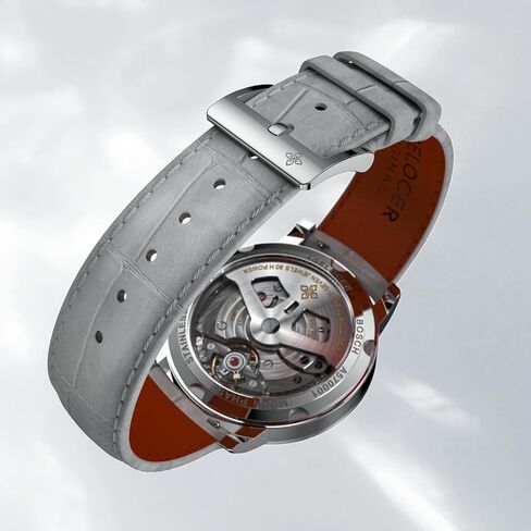 AGELOCER Major Breakthrough 29.51-Days MoonPhase Original Astronomer Men's Mechanical Watch, Luxury Automatic Skeleton Leather Men's Wrist Watches in Kuwait