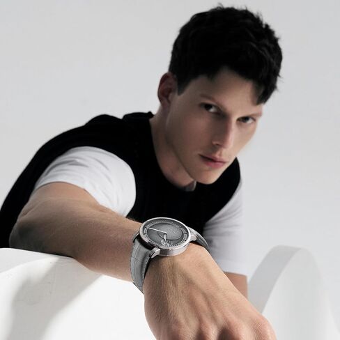 AGELOCER Major Breakthrough 29.51-Days MoonPhase Original Astronomer Men's Mechanical Watch, Luxury Automatic Skeleton Leather Men's Wrist Watches in Kuwait
