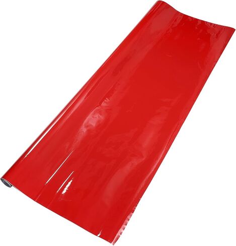 1 PC WILLOW CAR CAR CAR CAR VINYL WRAP COVERT PVC PVC Bright Red 12 FT × 59.84 Inch in Saudi Arabia