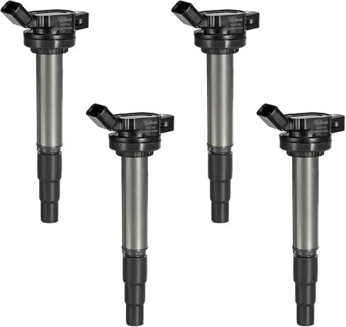 مجموعة VPLUS من 4 اشتعال Coil Pack UF596 UF619 متوافقة مع Toyota Corolla Matrix Prius Scion IM XD 1.8L LEXUS CT200H PONTIAC VIBE & More PLUCES# C1714 90919-02252 90919-022258 in Saudi Arabia