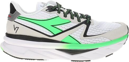 Diadora Mens Atomo V7000 Running Sneakers Shoes - Green, White in Saudi Arabia
