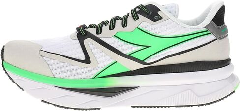 Diadora Mens Atomo V7000 Running Sneakers Shoes - Green, White in Saudi Arabia