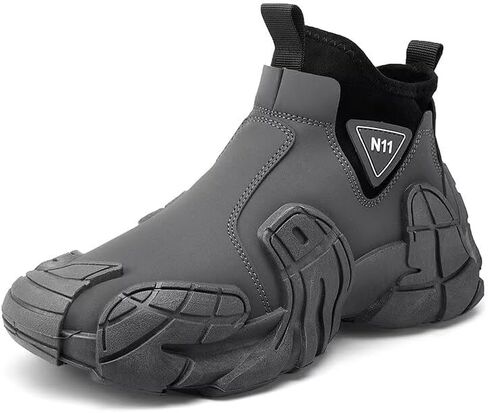 Men's High Top Running Shoes Lightweight Slip On Walking Shoes Workout Shoes for Men Fashion Sneakers in Saudi Arabia