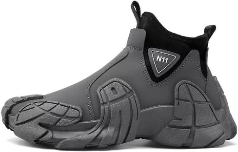 Men's High Top Running Shoes Lightweight Slip On Walking Shoes Workout Shoes for Men Fashion Sneakers in Saudi Arabia