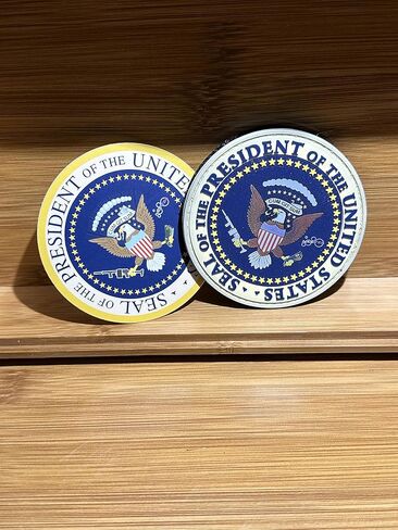 Idiocracy Presidential Seal Military Morale Patch with Decal - Hook and Loop Backed Funny Tactical PVC Patch for Hat, Backpack, Jacket, Vest, Carrier - in Saudi Arabia
