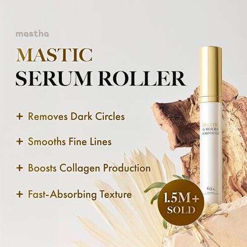 Mastic 6-Hours Ampoule Serum Stick Roller Type Mastic 6-Hours Ampoule (Derma Roller Stick-Type, 0.5fl oz) - Serum for Even Skin Tone and Elasticity. Fermented Mastic Gum. in Saudi Arabia