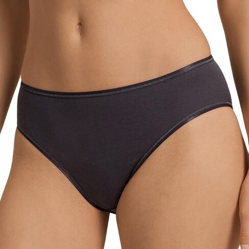 HANRO Women's Cotton Seamless Hi-Cut Full Brief 1626 in Saudi Arabia