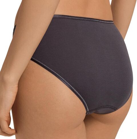 HANRO Women's Cotton Seamless Hi-Cut Full Brief 1626 in Saudi Arabia