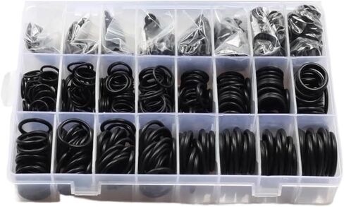 1200pcs 24Sizes Universal Car Care Air Condition O-Rings Auto Auto Tools Rings Rings Rings Sealant Car Expensions (740pcs) in Saudi Arabia