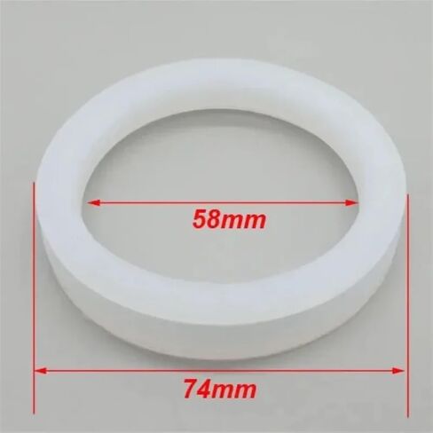 10pcs silicone silica gel sealing o-ring for solar water heater vacuum tube silicone rubber ring sealing rubber gasket(ID58mm) in Saudi Arabia