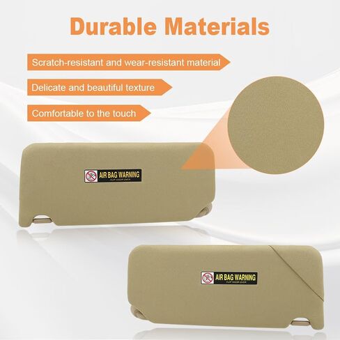 السائق الأيسر وجانب الركاب الأيمن SUN VISOR متوافق مع Honda Accord 2008-2017 بديل 83280-TA5-A71ZA 83280-TA5-A51ZA (Beige) in Saudi Arabia