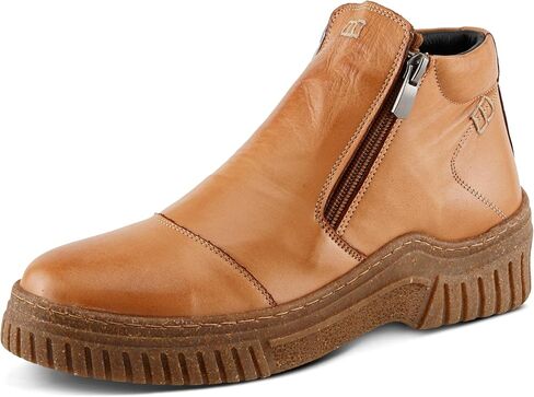 SPRING STEP WOMIN'S WOMINT BOOTS مع سحابات مزدوجة ، وتصميم غرزة على النقيض ، والنعال القابلة للإزالة in Kuwait