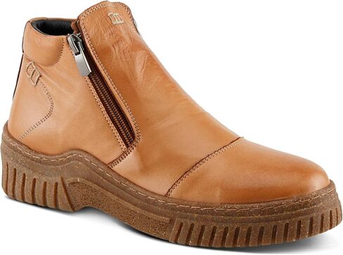SPRING STEP WOMIN'S WOMINT BOOTS مع سحابات مزدوجة ، وتصميم غرزة على النقيض ، والنعال القابلة للإزالة in Kuwait