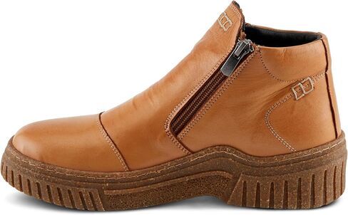SPRING STEP WOMIN'S WOMINT BOOTS مع سحابات مزدوجة ، وتصميم غرزة على النقيض ، والنعال القابلة للإزالة in Kuwait