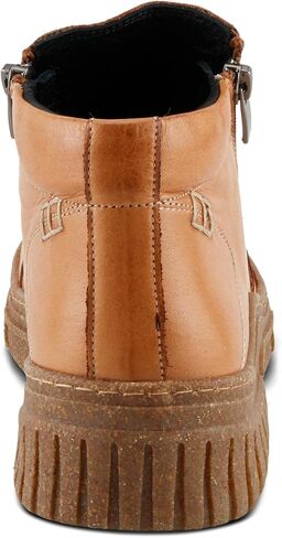 SPRING STEP WOMIN'S WOMINT BOOTS مع سحابات مزدوجة ، وتصميم غرزة على النقيض ، والنعال القابلة للإزالة in Kuwait