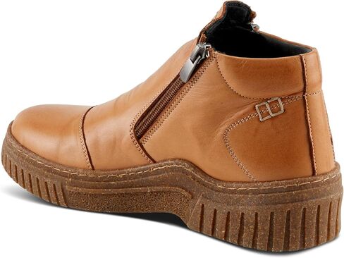 SPRING STEP WOMIN'S WOMINT BOOTS مع سحابات مزدوجة ، وتصميم غرزة على النقيض ، والنعال القابلة للإزالة in Kuwait