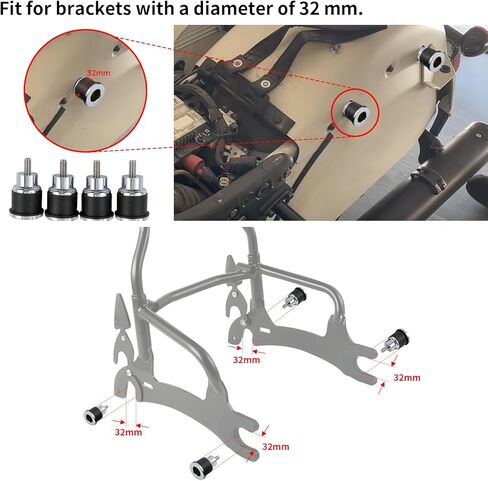TCMT BACKREST SISSY BAR RACK & MOUNT ROPOLS FIT لـ Indian Chieftain Limited 2017-2024 Springfield Dark Horse Challenger Limited 21-24 Roadmaster 17-24 Indian Vintage 20-21 Black in Kuwait