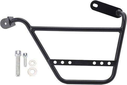 aqxreight Motorcycle Side Luggage Rack - Strong 12mm Iron Tube Support Bracket for Moto Guzzi V7 Stone Special, Classic Trofeo, and Milano 2021-2024 (Left: MV833 BBZJ) in Saudi Arabia