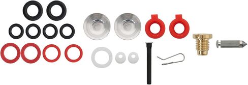 GXYWADY Set of 2 Carburetor Repair Kit with Float 390055 392550 398526 434888 435443 439076 18-7046 Replacement for Evinrude Johnson OMC V4 85HP 90HP 100HP 115HP 125HP 140HP-235HP in Saudi Arabia