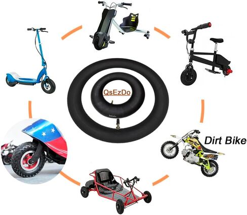 4.10/3.50-6 Replacement Inner Tube (1 Pack), with TR87 Bent Valve Stem. work for 4.10/3.50-6, 4.10-6, 3.50-6 inch Tire onto Yard Carts,Trailer Dollies,Wagon,Hand trucks,Yard tractors,ATV in Kuwait