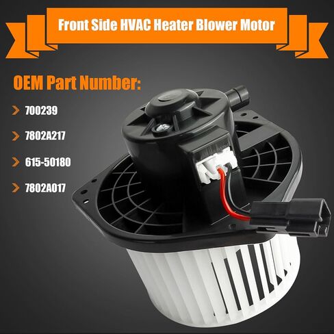 700239 HVAC Heater Blower Motor Assembly Fits for Mitsubishi Outlander 2008-2018, for Lancer 2008-2017 for Outlander Sport 2013-2017 AC Heater Blower Motor Fan Replace OE 615-50180, 7802A217, 7802A017 in Saudi Arabia