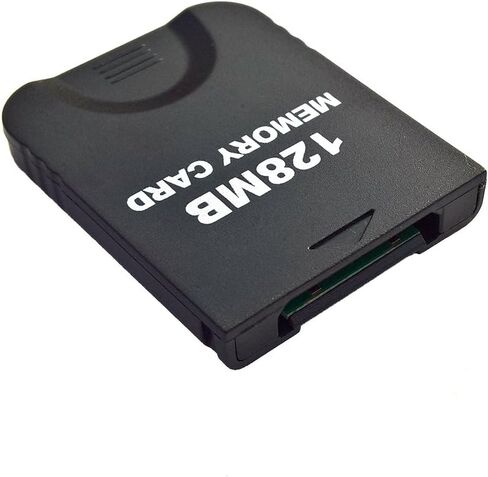 محول محول بطاقة فلاش للتخزين الصغير GC2SD بديل لقارئ بطاقة وحدة التحكم لجهاز Wii وNGC (أسود) in Kuwait