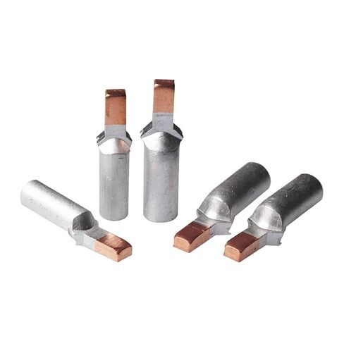 DTLC Copper Aluminum Bimetal Welding Compression Wire Connector Terminals for C45 Circuit Breaker Friction Crimp Cable Lugs (Color : DTLC-50, Size : 5 PCS) in Kuwait