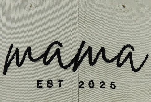 Mama EST 2025 Hats for Women, Adjustable Embroidered New Mom Baseball Cap in Saudi Arabia