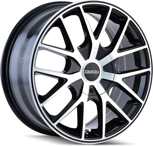 TR60 18x8, Bolt Pattern: 5x112/120, Offset: 40, BLACK/MACHINED FACE/BLACK RING, set of 1 in Saudi Arabia
