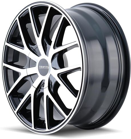 TR60 18x8, Bolt Pattern: 5x112/120, Offset: 40, BLACK/MACHINED FACE/BLACK RING, set of 1 in Saudi Arabia