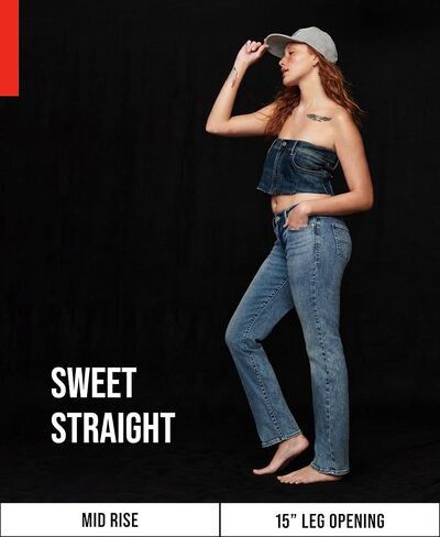 Lucky Brand Women's Mid Rise Sweet Straight in Saudi Arabia