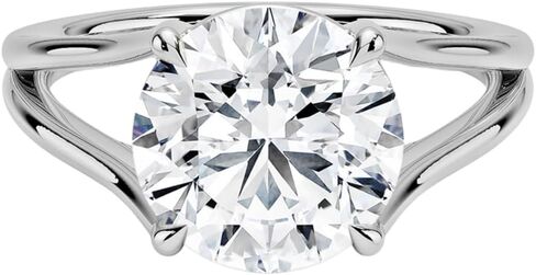 3 CT Moissanite خاتم الخطوبة STERLING SILD و 10K 14K 18K الذهب الصلب تقسيم شانك مويسانيت خاتم عيد الميلاد هدية للنساء in Kuwait