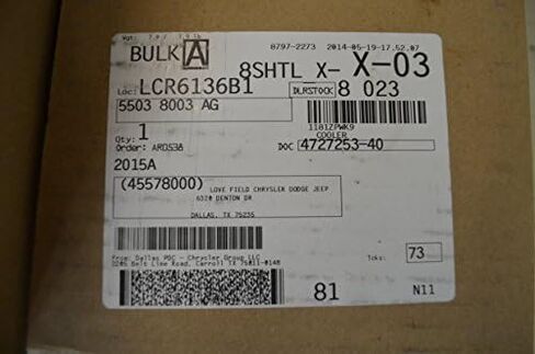 Genuine Chrysler Parts - Cooler-Condenser and Trans Cooler (55038003AG) in Kuwait