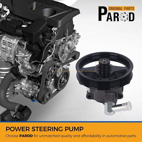PAROD Power Steering Pump w/Pulley Fit for 1999-2002 Ford Crown Victoria, 2001-2002 Expedition, 1997-03 F-150, 2004 F-150 Heritage, 97-07 F-250, 97-2003 Lobo, 99-02 Grand Marquis, #20282, F65Z3A674AA in Saudi Arabia