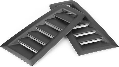 2PCS ABS Bonnet Air Vents محرك أدوات التهوية محرك محرك لروبية MK2 - أسود غير لامع in Kuwait