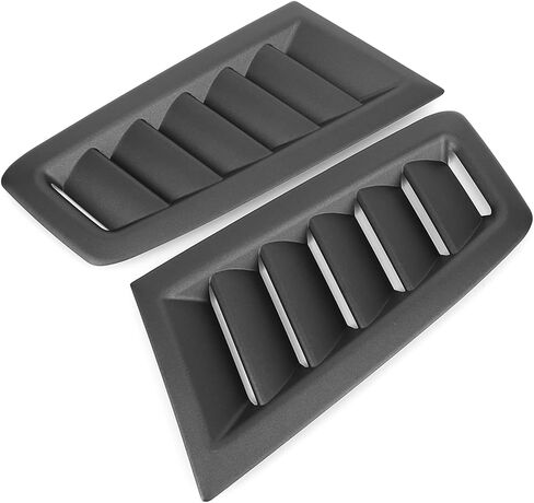 2PCS ABS Bonnet Air Vents محرك أدوات التهوية محرك محرك لروبية MK2 - أسود غير لامع in Kuwait