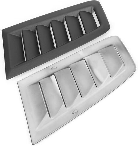 2PCS ABS Bonnet Air Vents محرك أدوات التهوية محرك محرك لروبية MK2 - أسود غير لامع in Kuwait