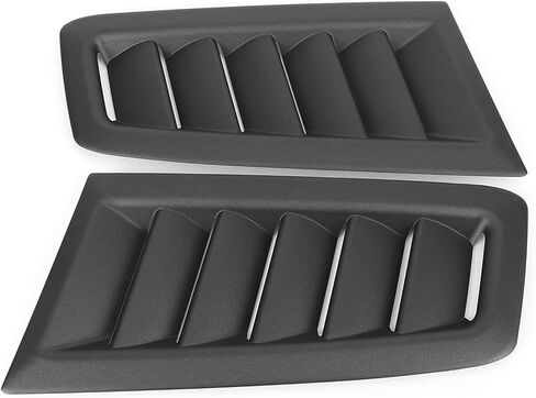 2PCS ABS Bonnet Air Vents محرك أدوات التهوية محرك محرك لروبية MK2 - أسود غير لامع in Kuwait