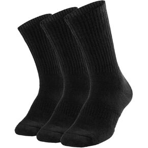 SOX TOWN Unisex Cushioned Crew Training Athletic Socks Men & Women with Combed Cotton Moisture Wicking Breathable Performance in Kuwait