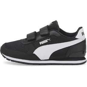 PUMA ST Runner Hook and Loop Sneaker, Peacoat-Ribbon Red, 1 US Unisex Little Kid in Kuwait