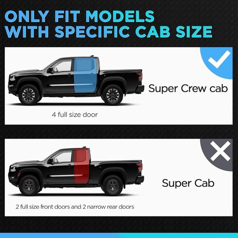 6 "لوحات تشغيل للفترة 2009-2014 Ford F150 Super Crew CAB Black Carbon Steel Drop Step Step Step Rail Nerf Bars in Saudi Arabia